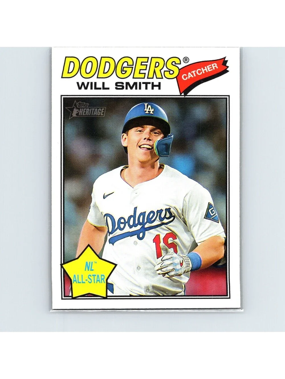 2026 Topps Heritage Will Smith #282 All Star Variation Los Angeles Dodgers